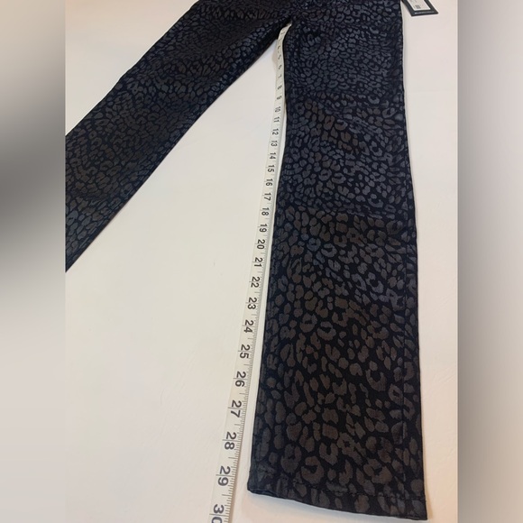 NWT Revolve Black Orchid Coated Leopard Skinny in Cat's Meow, size 25 (R) - Picture 4 of 12